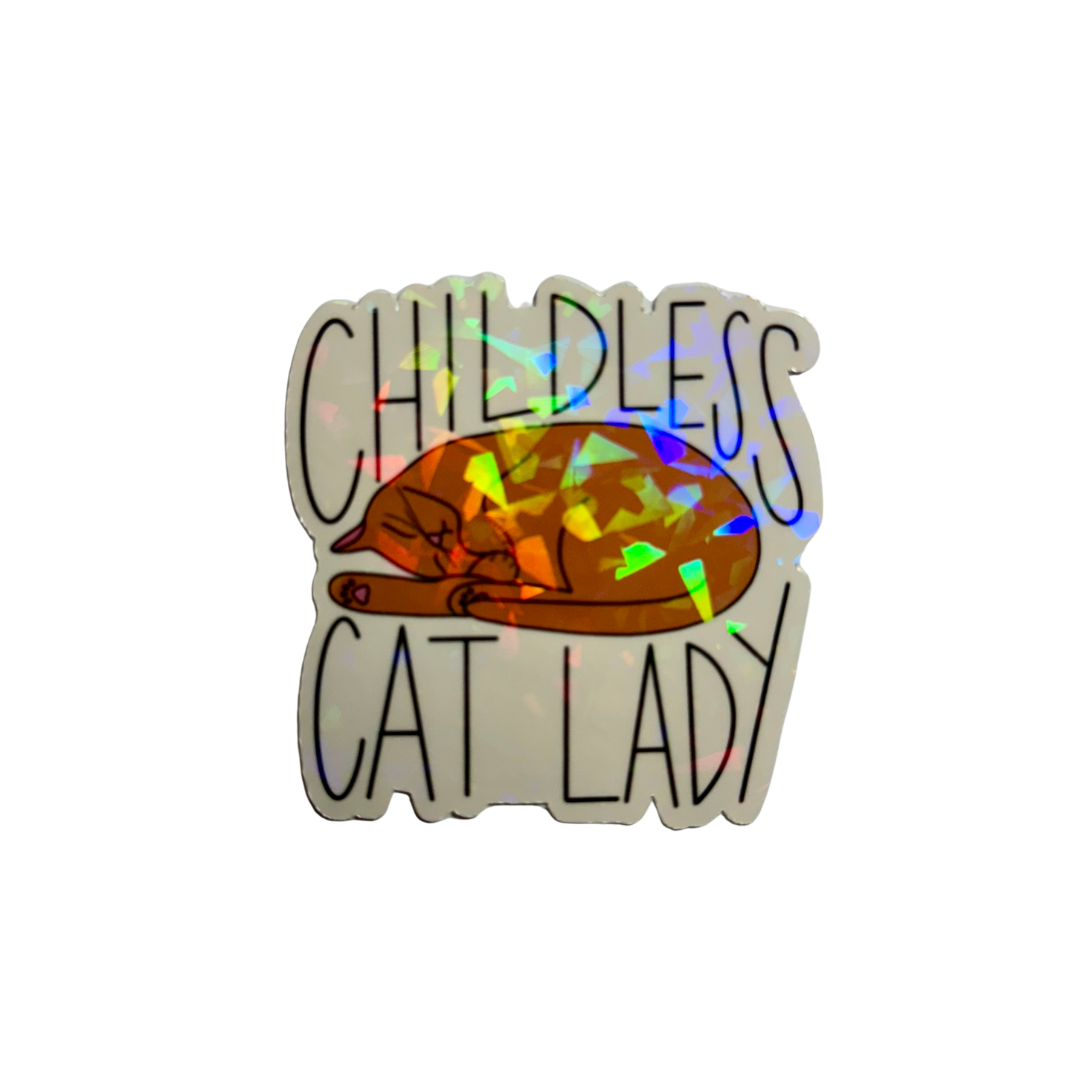 Childless Cat Lady Sticker image 2