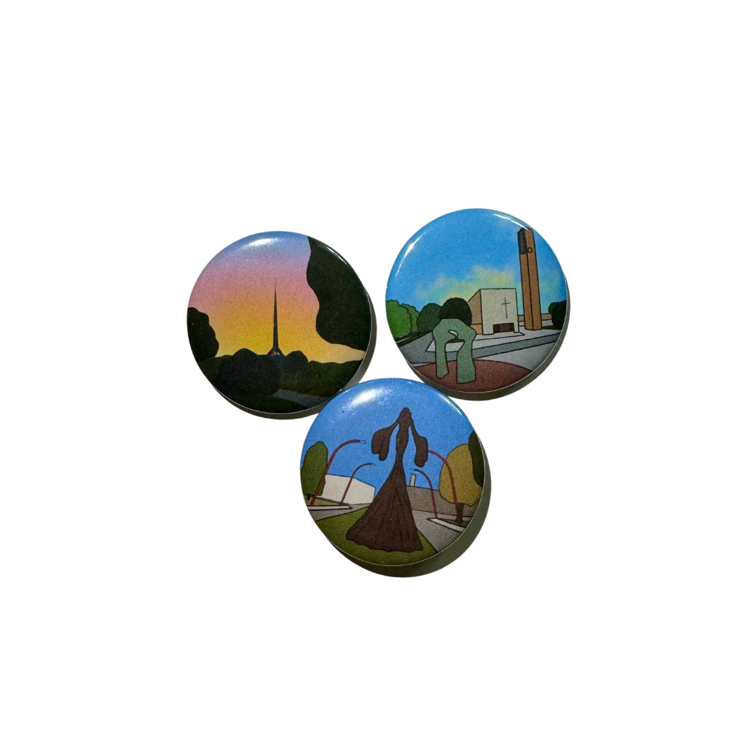 Columbus, Indiana Landscape Buttons image 0