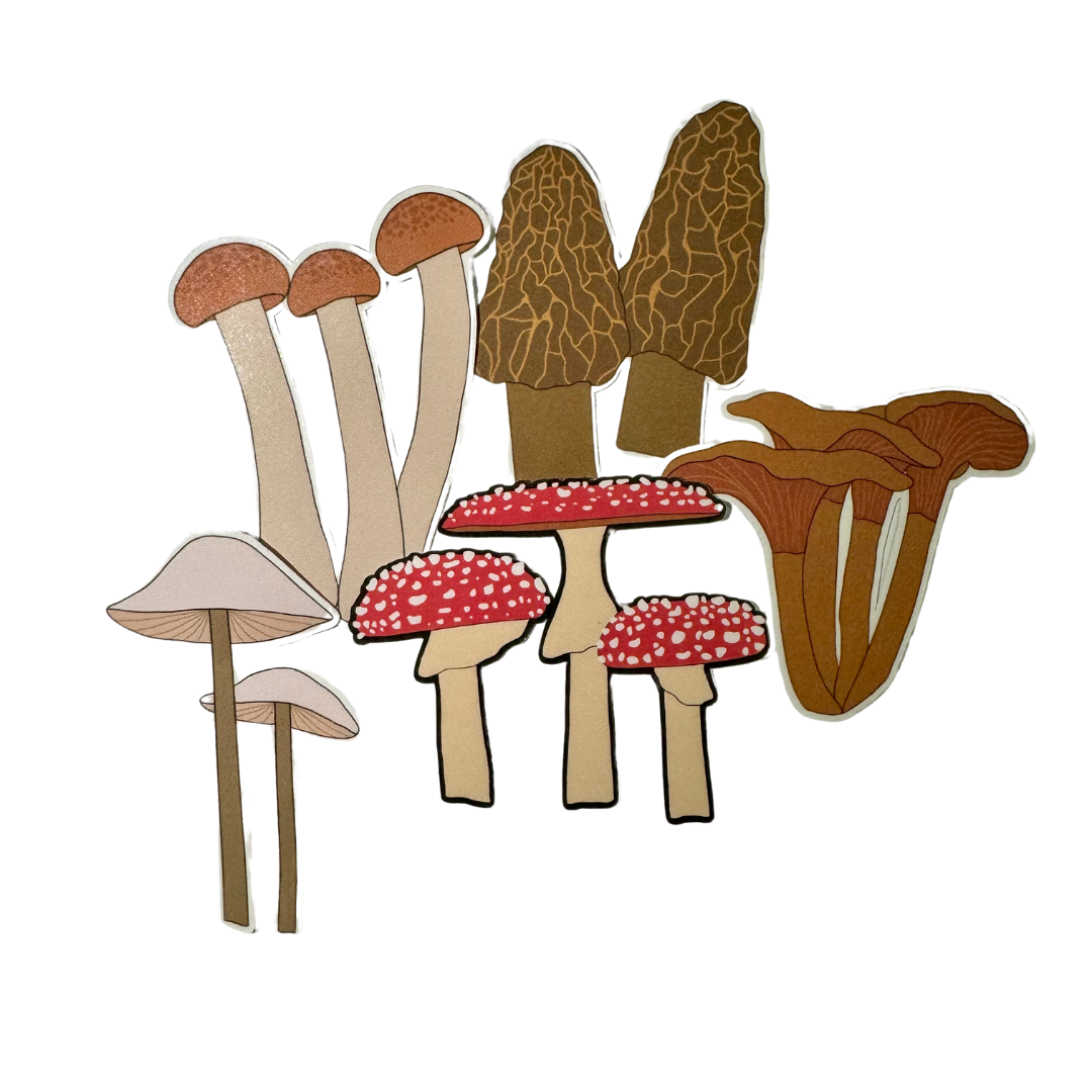 Mushroom Stickers image 0