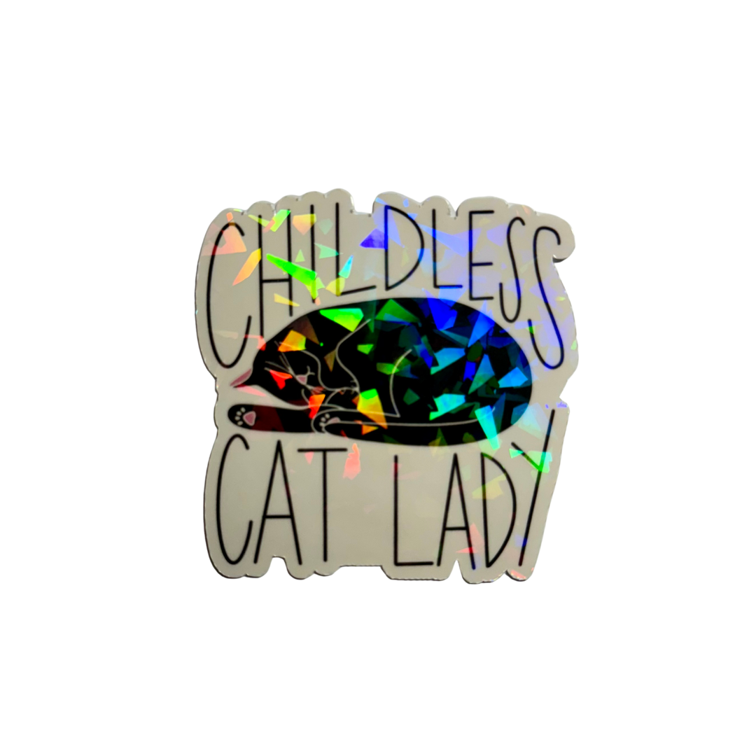 Childless Cat Lady Sticker image 1