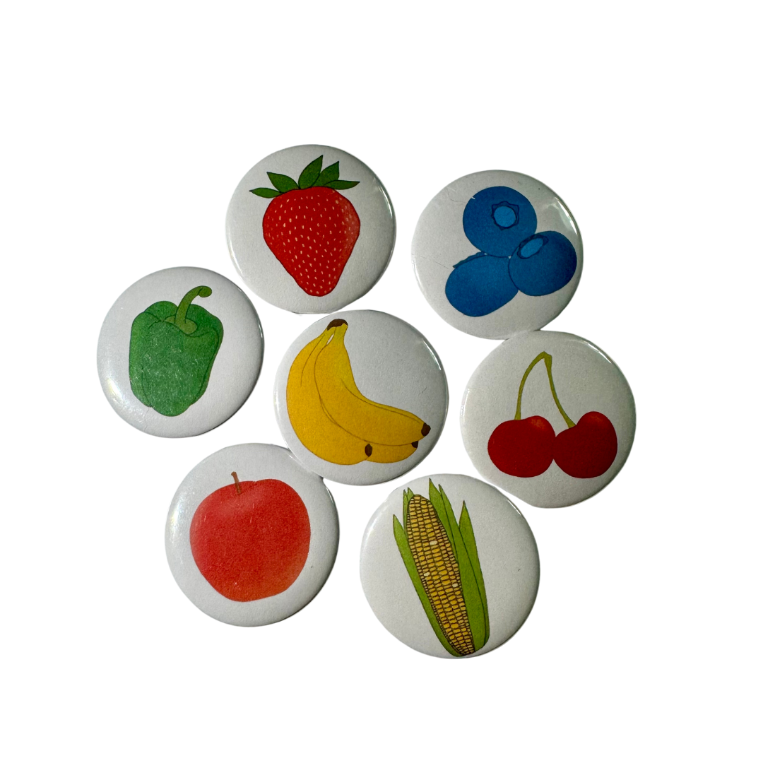 Fruit and Veggie Buttons image 0