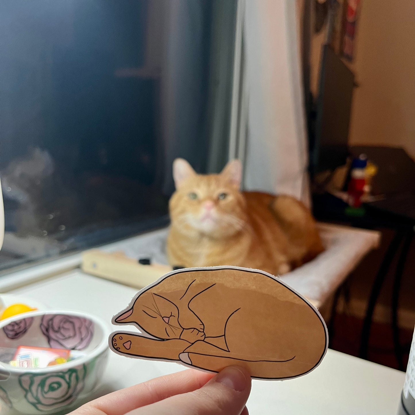 CUSTOM Cat Sticker!