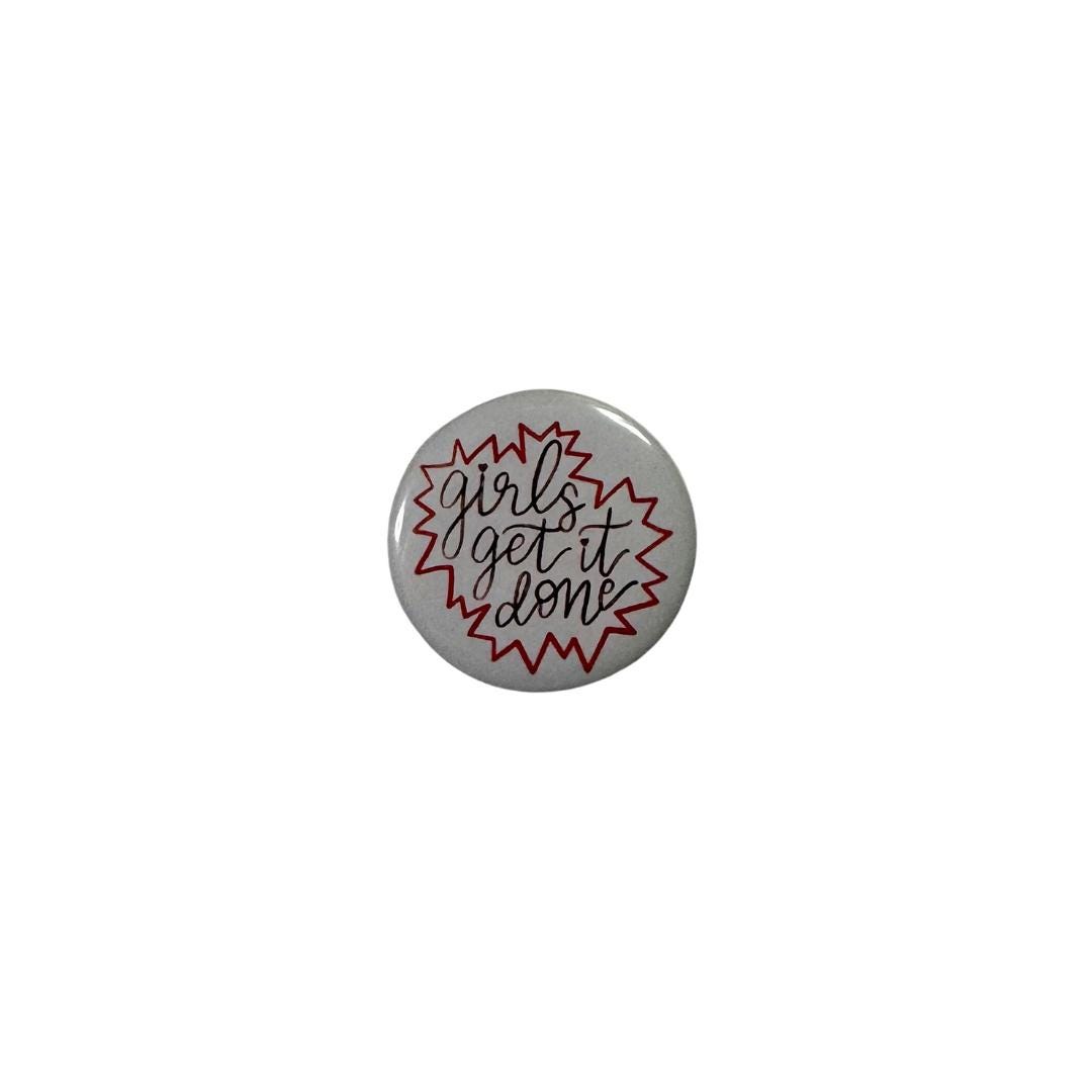 Just a Girl / Affirmations / Buttons