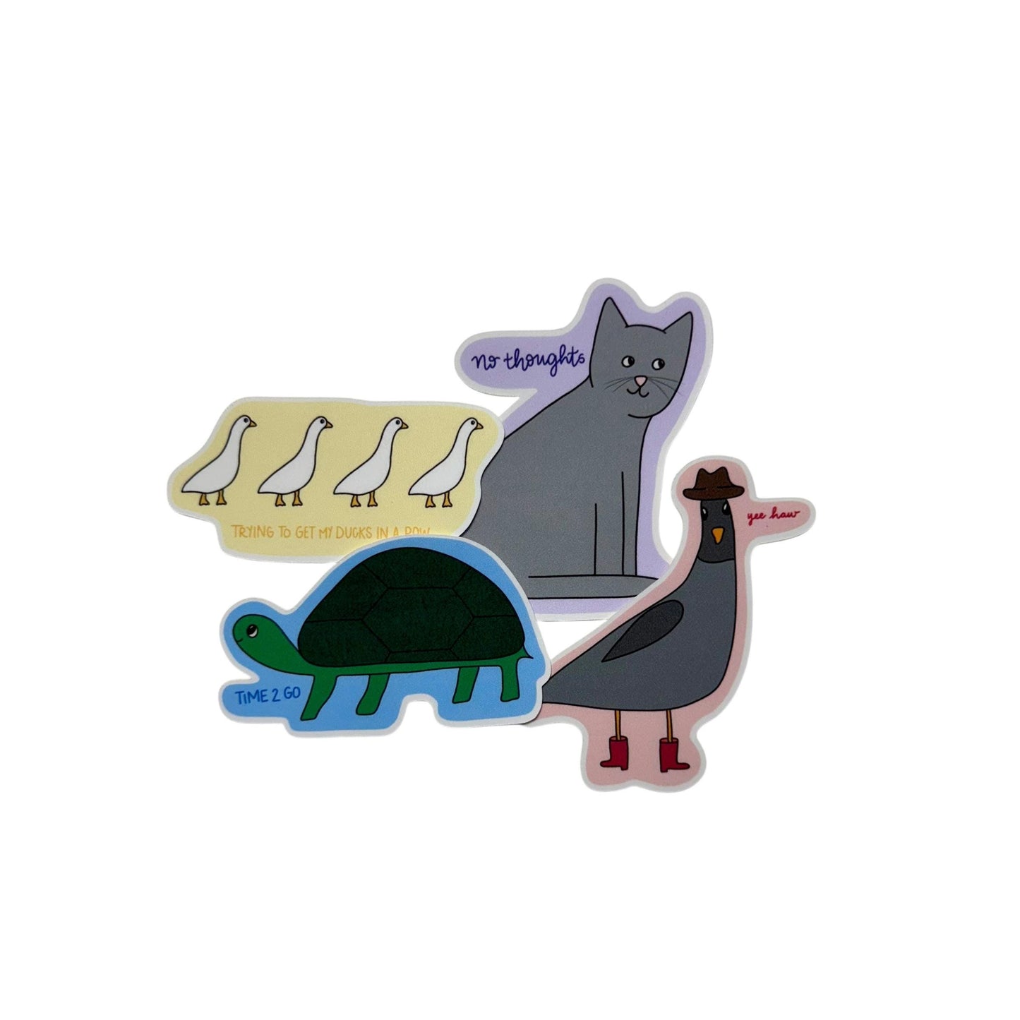 Silly Animal Doodles / Sticker