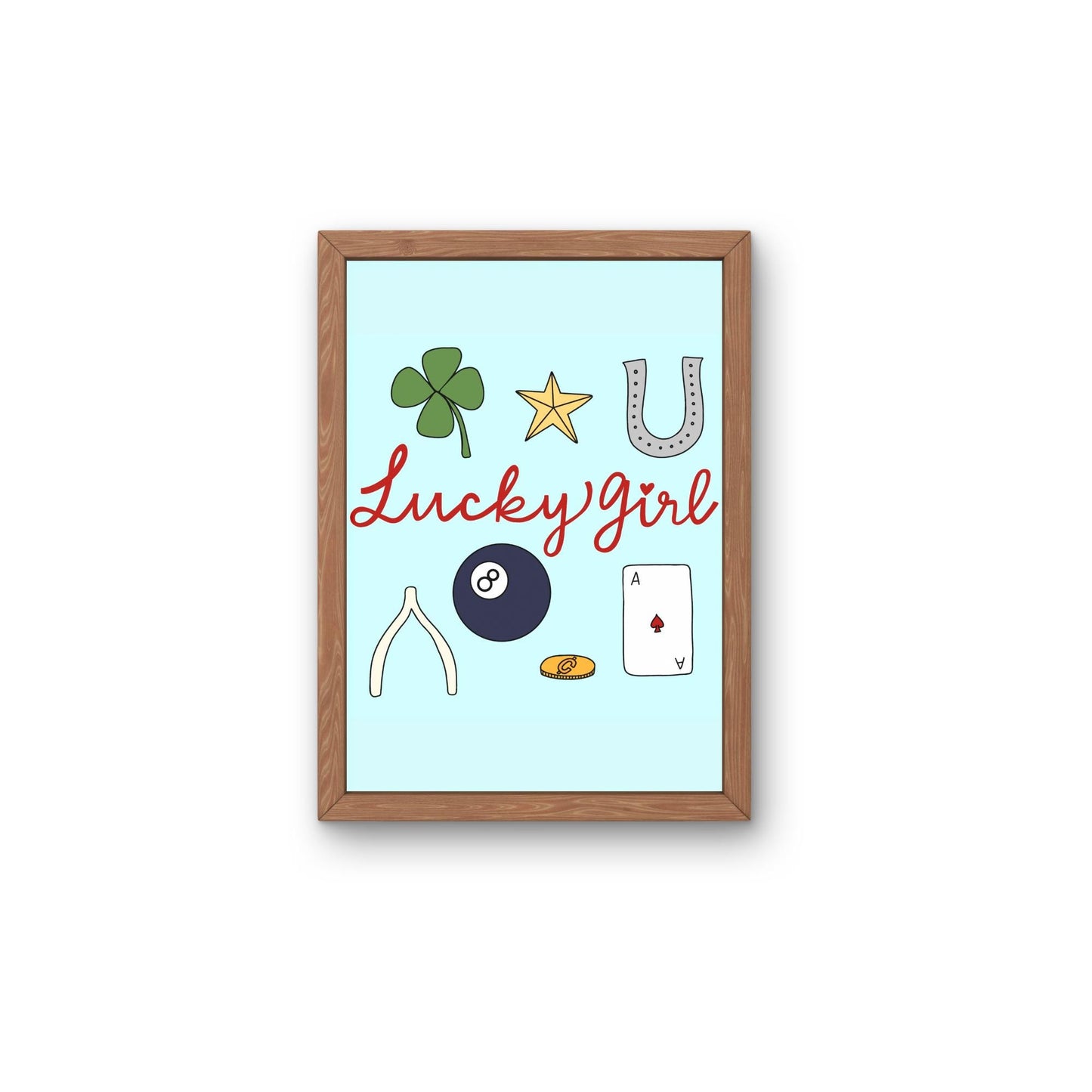 Just a Girl / Lucky Girl / DIGITAL PRINT