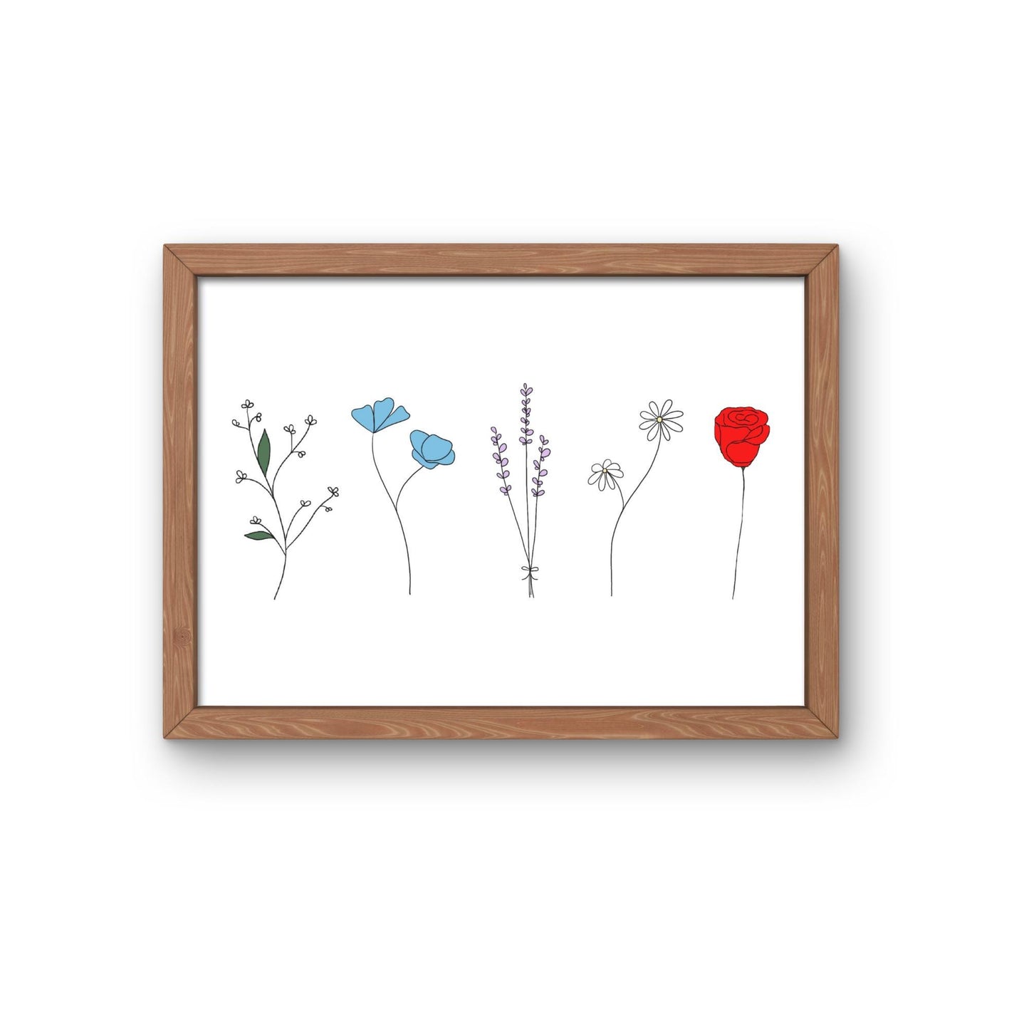 Hand Picked Flowers / DIGITAL PRINT
