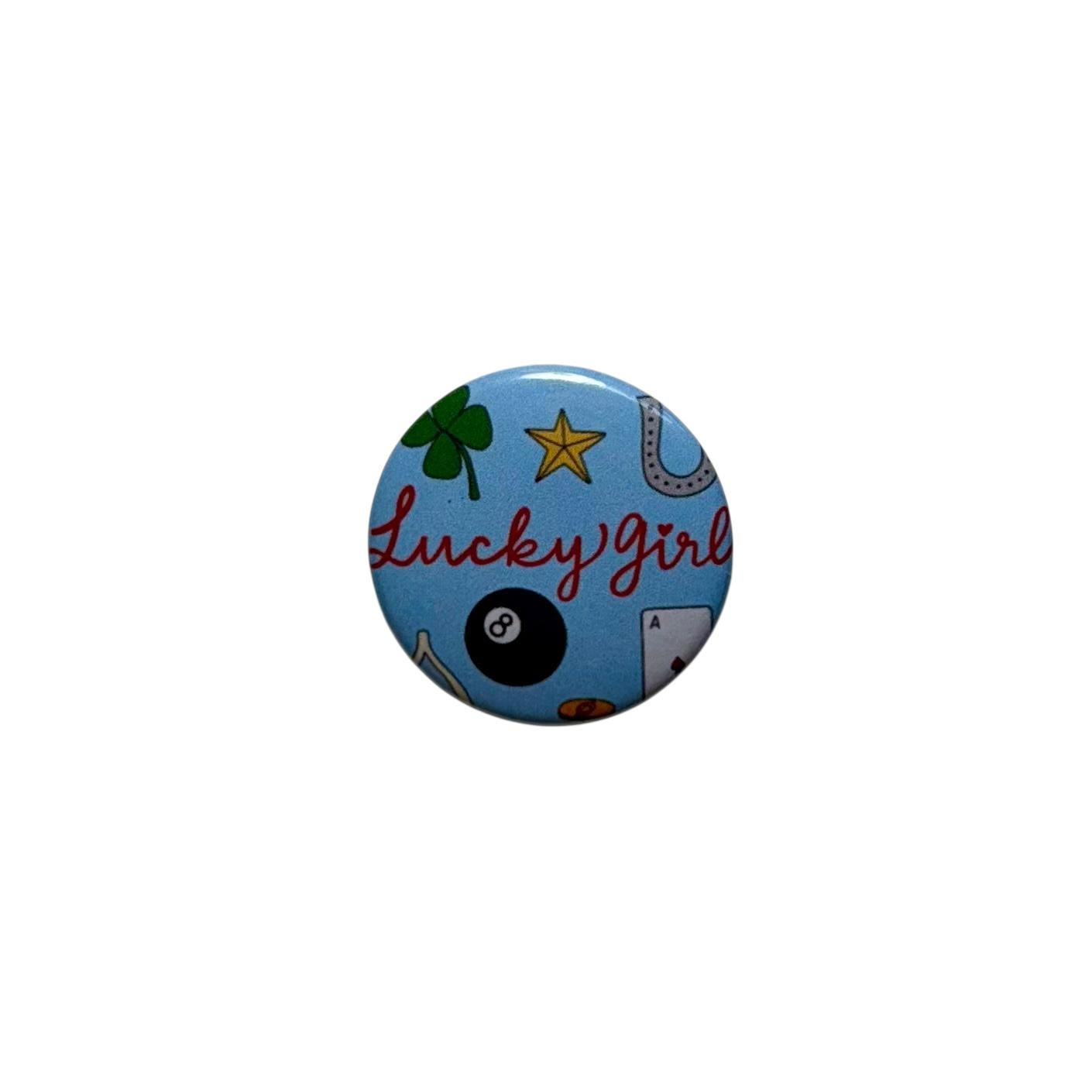 Just a Girl / Affirmations / Buttons
