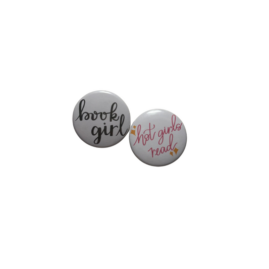 Bookish / Hot Girls Read / Buttons
