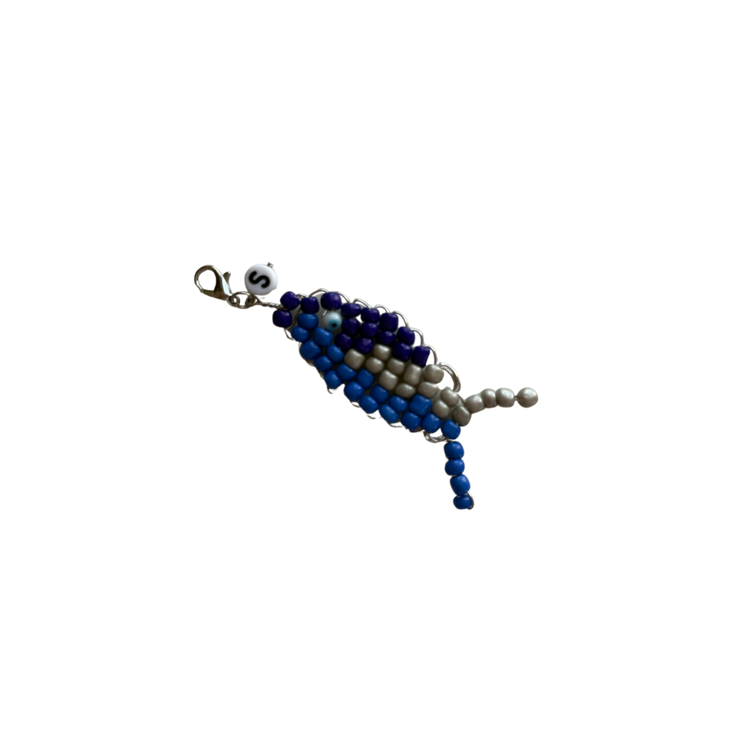 CUSTOM Beaded Fish Keychain