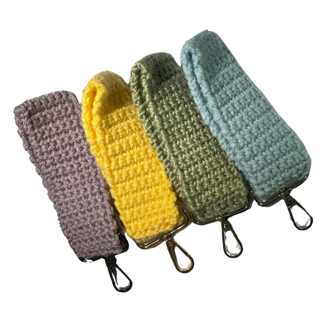 Crochet Wristlet Keychain image 0
