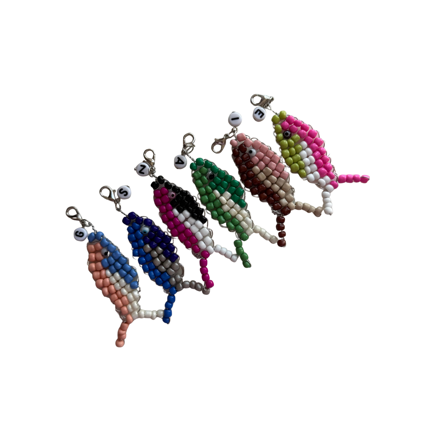CUSTOM Beaded Fish Keychain