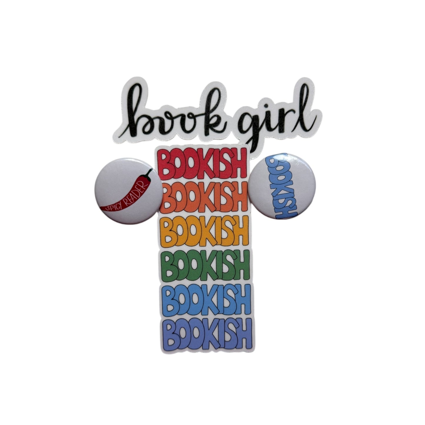 Mystery Packs - SURPRISE 2 Stickers + 2 Buttons