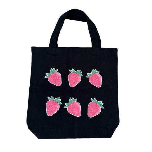 Foodie / Dancing Strawberries / Tote Bag
