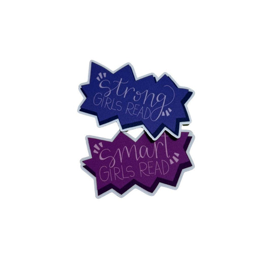 Bookish / Smart and Strong Girls Read / Stickers